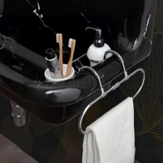 True Colors Soap rack+ towel holder+ceramic dispenser+toothbrush holder