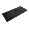 Flaminia Water Drop brodzik ceramiczny czarny matowy 160x70x5,5h ,Carbone