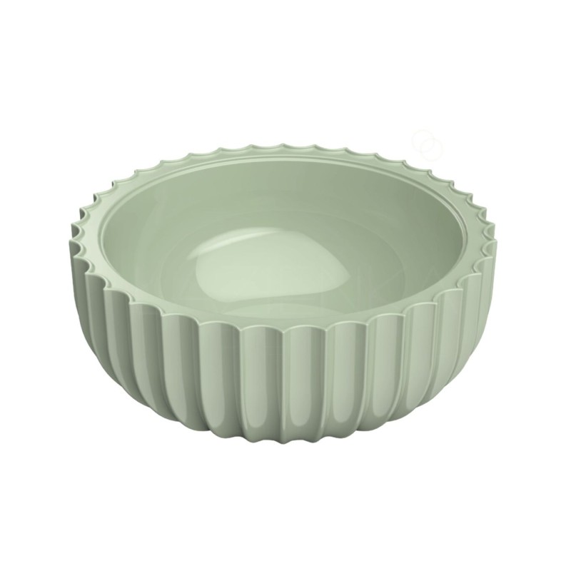 Flaminia Settecento 44  umywalka nablatowa zielona 44x44 Verde Giada