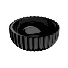 Flaminia Settecento umywalka 44 cm nablatowa czarny połysk