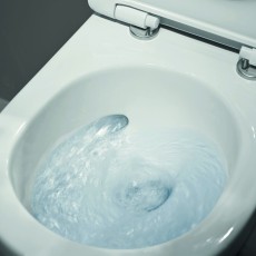 Flaminia App Wall-hung wc GoSilent + seat cover soft-close (AP118S+QKCW09) , kolor Azzurro Polvere