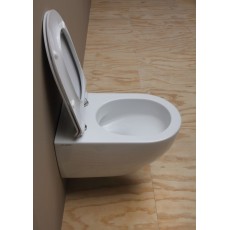 Flaminia App Mini wall hung wc GoClean with seat cover AP119G+QKCW09