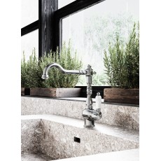 Paffoni Belinda Melissa bateria kuchenna obrotowa stojąca chrom FME181CR