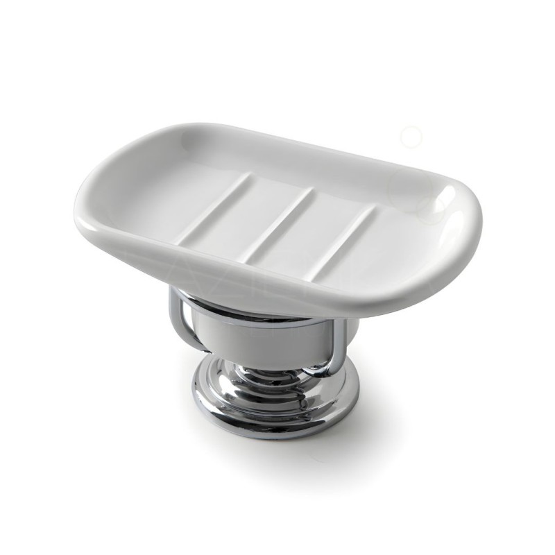 Bleu Provence Classic mydelniczka ceramiczna retro chrom