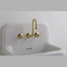 Basin wall mixer 3-holes,light gold + FLEUR + COPPIA PASIGLIE 2