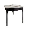 Hidra Ellade basin 93 cm + wooden black console D31 + D99