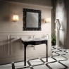 Hidra Ellade basin 93 cm + wooden black console D31 + D99
