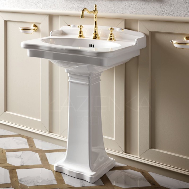 Hidra Ellade basin on pedestal retro 68 cm