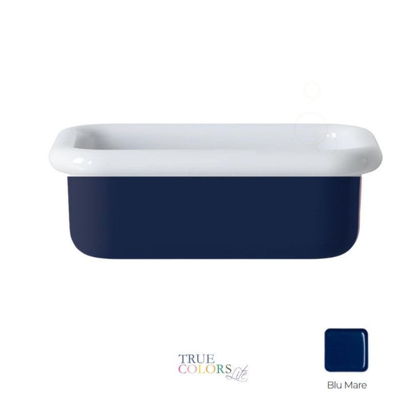 Bleu Provence True Colors Lite countertop basin 60 cm white + blue mare