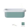 Bleu Provence True Colors Lite countertop basin 60 cm white+ verde-aqua