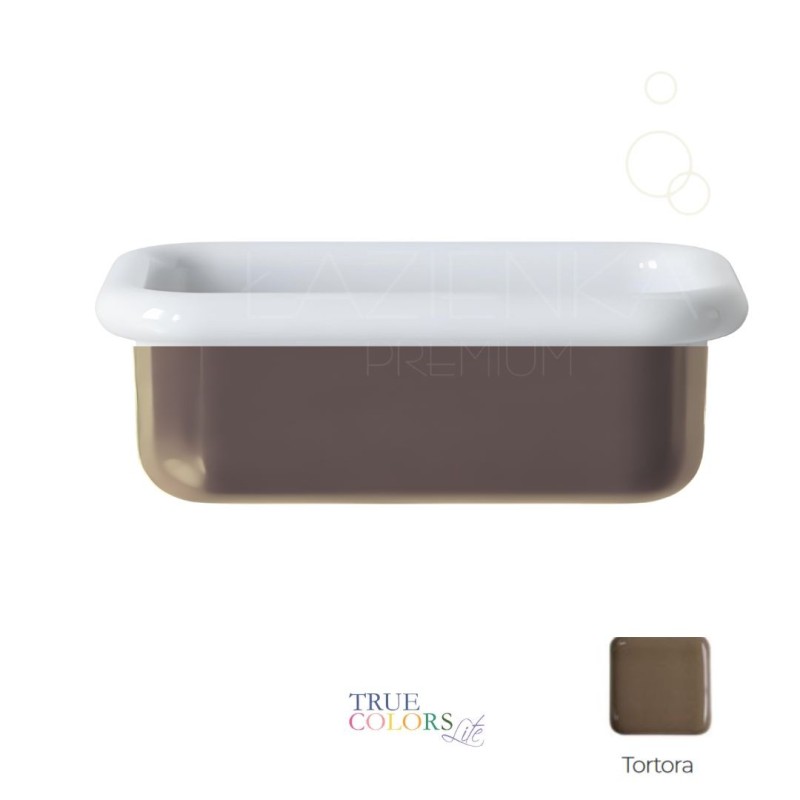 Bleu Provence True Colors Lite umywalka nablatowa 60 cm biały połysk + tortora