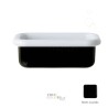 Bleu Provence True Colors Lite countertop basin 60 cm white +black sihe