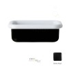 Bleu Provence True Colors Lite countertop basin 60 cm white +black mat