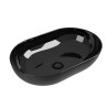 Flaminia App 62 countertop basin AP62ANER , black shine