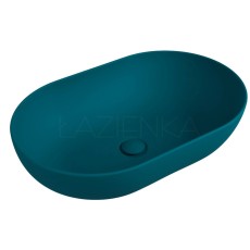 Flaminia App 62 umywalka nablatowa zielona AP62AAP petrolio mat