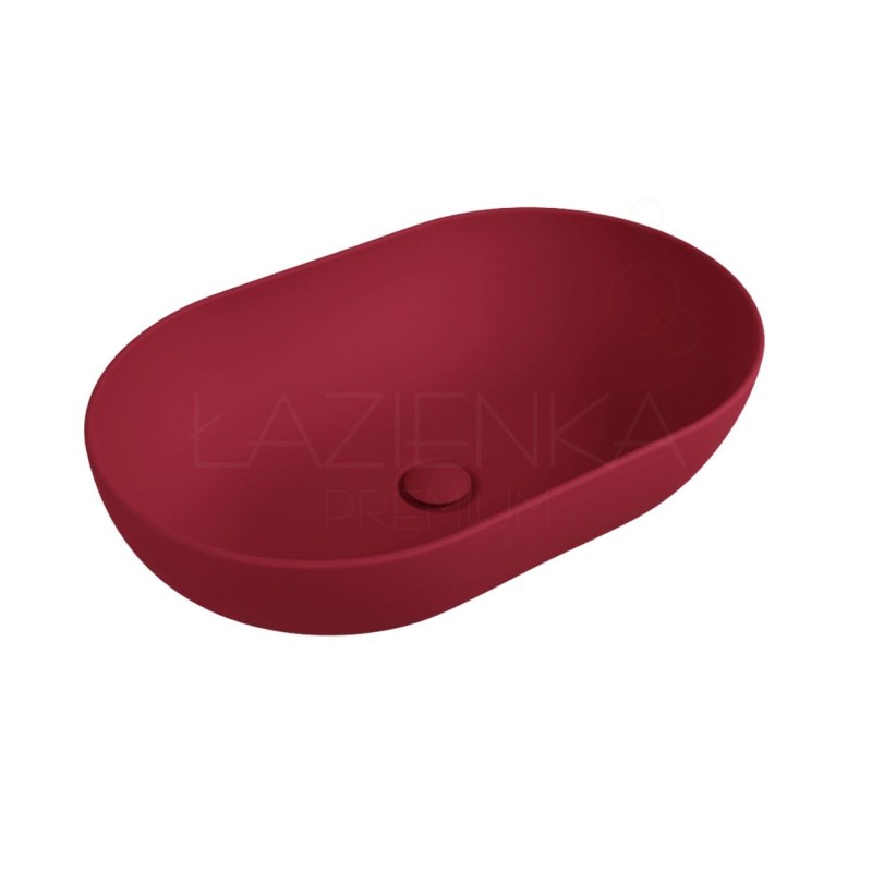 Flaminia App 62 Countertop basin AP62AAP rosso rubens