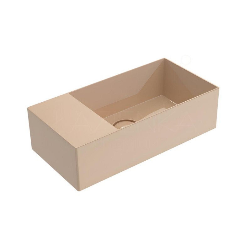Flaminia Applight 5025 Wall-hung basin 50×25 cm with left tap ledge and without overflow