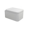 Flaminia Nile wall-hung wc GoClean + seat cover white mat latte