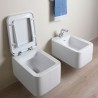 Flaminia Nile bidet wall hung NL218CAR black mat carbone
