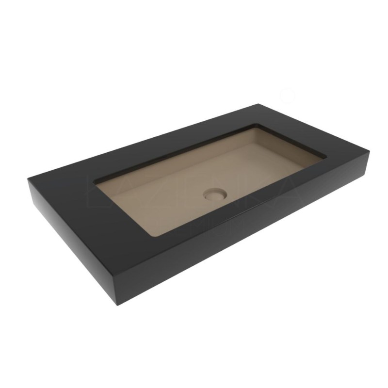 Flaminia Miniwash under-counter basin 75 cm argilla mat