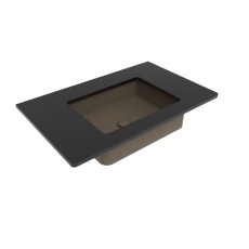 Flaminia Miniwash umywalka podblatowa fango mat