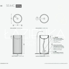 SE44CME rysunek techniczny