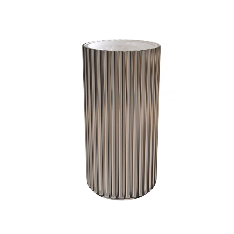 Flaminia Monosettecento umywalka wolnostojąca Bialo srebrna / Metal Platino