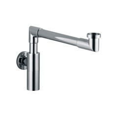 Flamina syfon oszczędzajacy miejsce, 1” 1/4 , chrom