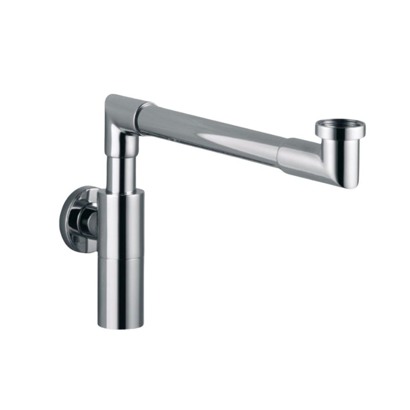 Flamina syfon oszczędzajacy miejsce, 1” 1/4 , chrom