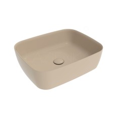 Flaminia Play 52 umywalka nablatowa beżowa , Argilla mat