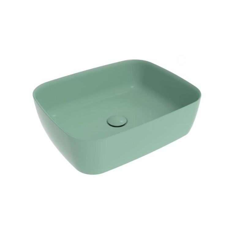 Flaminia Play 52 Countertop basin green mat , Menta