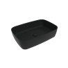 Flaminia Play 62 umywalka nablatowa Czarny mat / Carbone