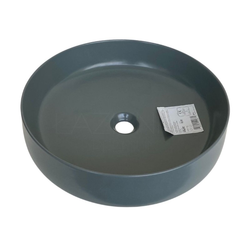 Artceram Cognac 48 countertop washbasin grey olive COL002 15:00