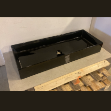 GSG Zenith 100 countertop basin black shine color ZELAVFS100 002