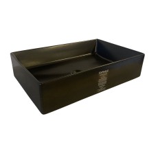 GSG Zenith 60 umywalka nablatowa 60x40 czarna mat ZELAVFS60 003