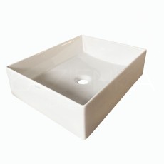 GSG Zenith 50 countertop basin white 50x40 ZELAVFS50
