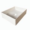 GSG Zenith 50 countertop basin white 50x40 ZELAVFS50