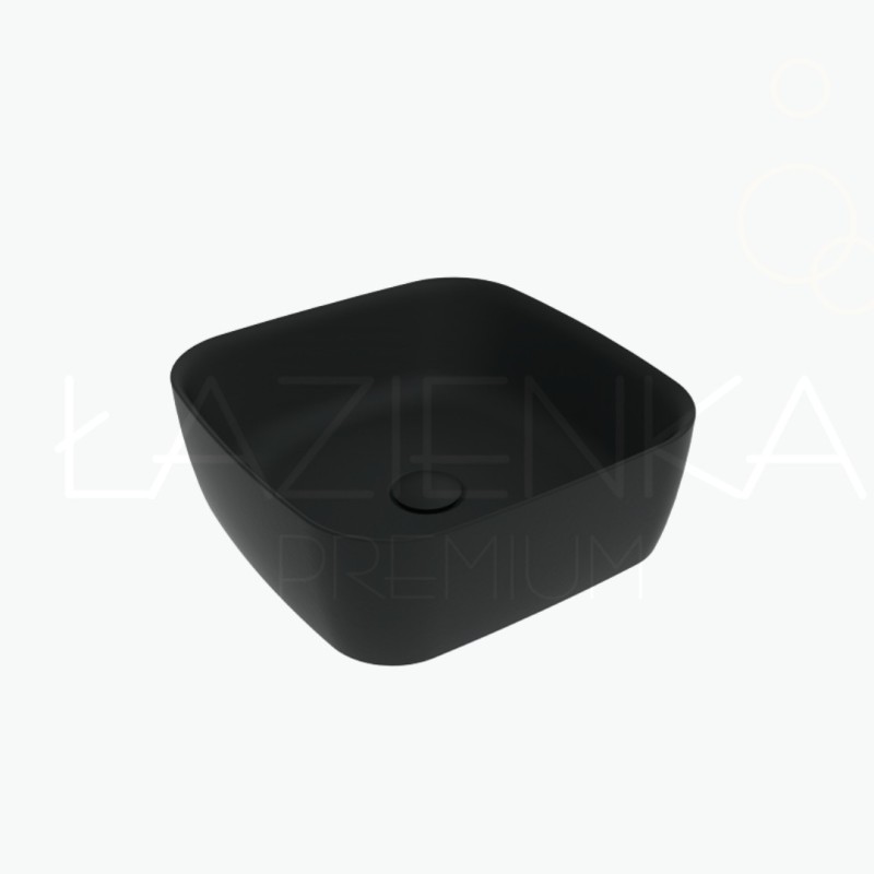 Flaminia Play 42 umywalka nablatowa Czarny mat / Carbone  PY42ACAR