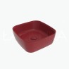 Flaminia Play 42 umywalka nablatowa czerwona , Rosso Rubens mat PY42ARRU