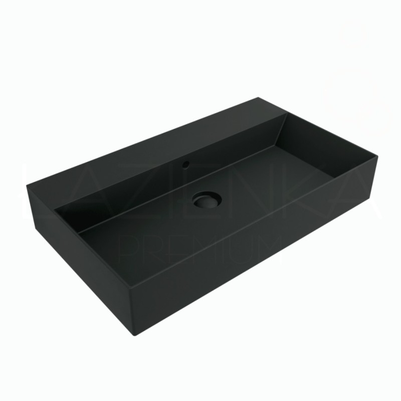 Flaminia AppLight 8047 umywalka nablatowa / wisząca CARBONE AP8047CAR