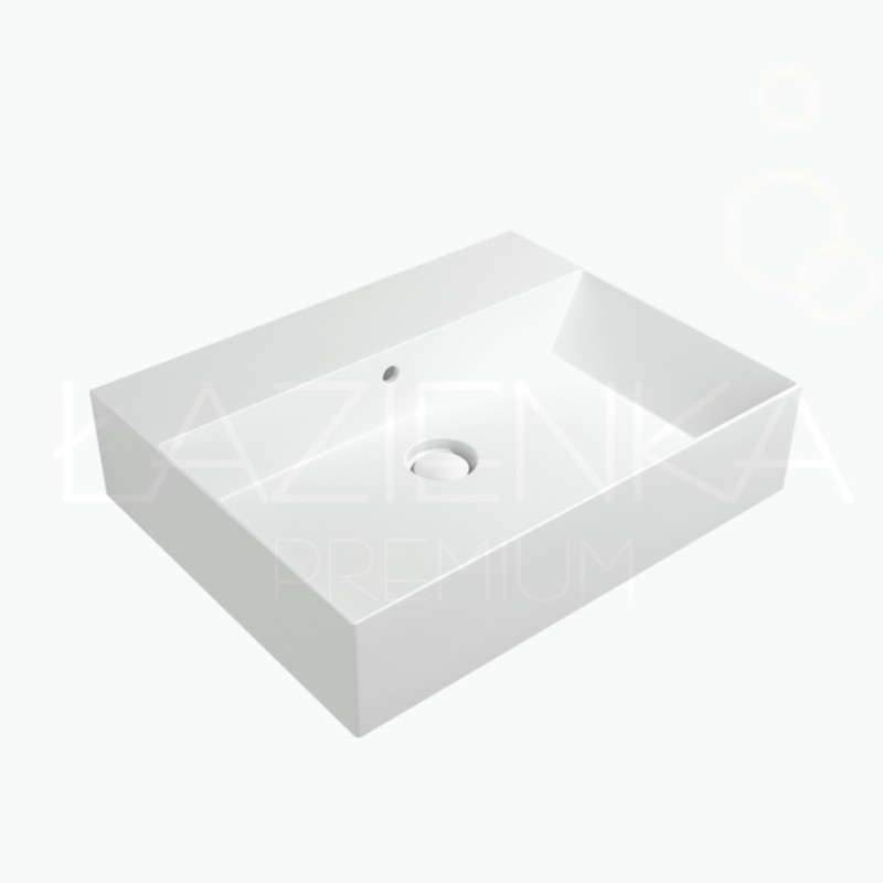 Flaminia AppLight 6047 umywalka nablatowa / wisząca biała AP6047