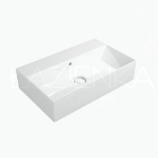 Flaminia AppLight 6037umywalka nablatowa / wisząca biała AP6037