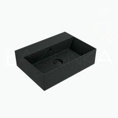 Flaminia AppLight 5037 umywalka nablatowa / wisząca carbone czarny mat AP5037CAR