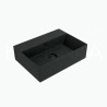 Flaminia AppLight 5037 umywalka nablatowa / wisząca carbone czarny mat AP5037CAR
