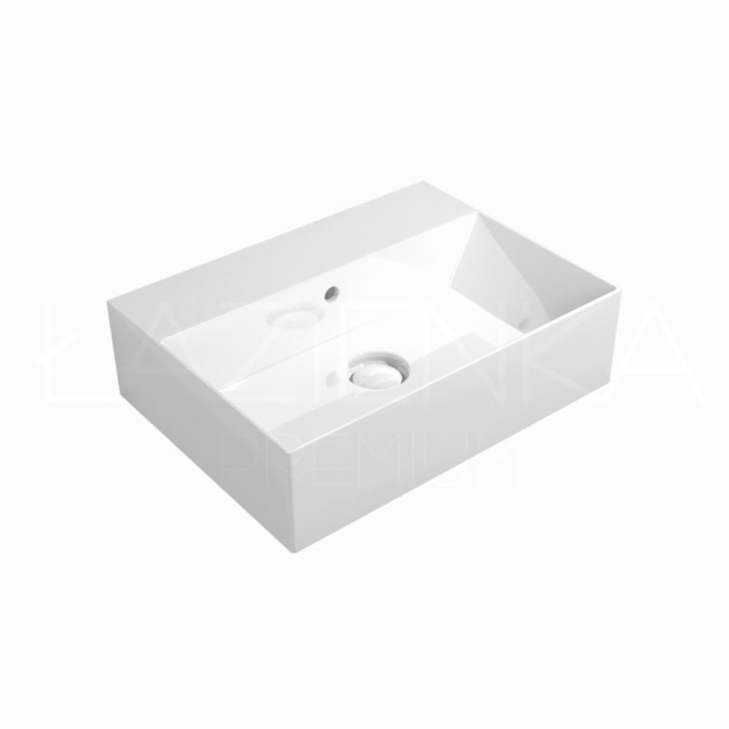 Flaminia AppLight 5037 umywalka nablatowa / wisząca 50 cm biała AP5037