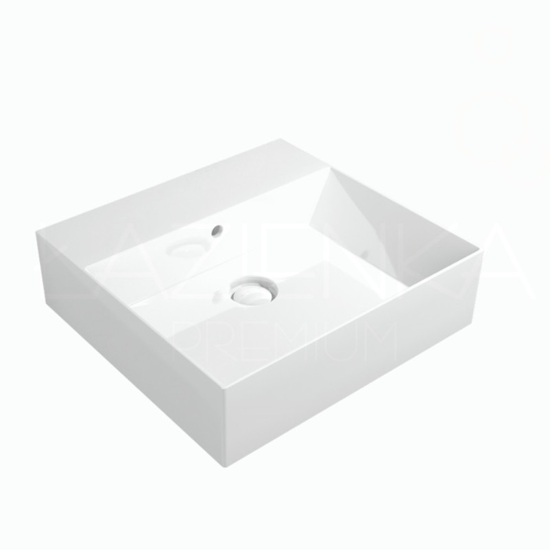 Flaminia AppLight 5047 umywalka nablatowa / wisząca 50 cm biały połysk AP5047
