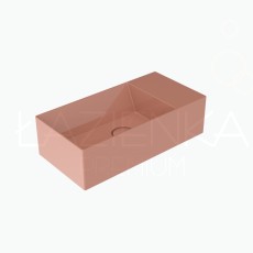 Flaminia Applight 5025 umywalka wisząca terakota połysk  prawa terracotta AP5025DXTC