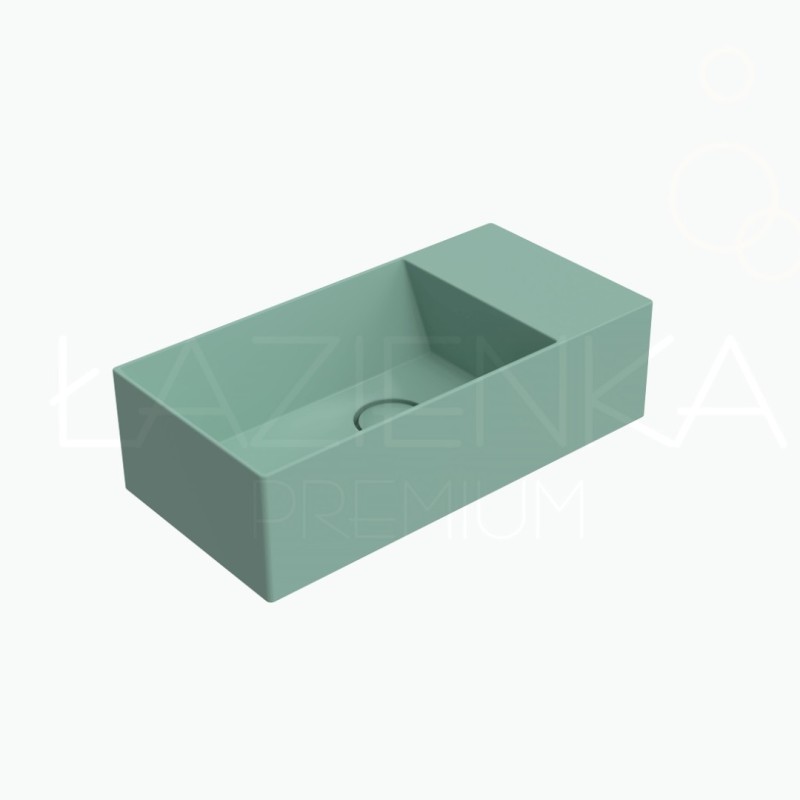 Flaminia Applight 5025 Wall-hung basin 50×25 cm with right menta AP5025DXME