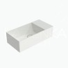 Flaminia Applight 5025 umywalka wisząca prawa biały mat / latte /milky white AP5025DXLAT