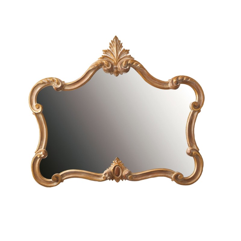 Bleu Provence TULIPE  Lutro retro 80x69  w złotej drewnianej ramie